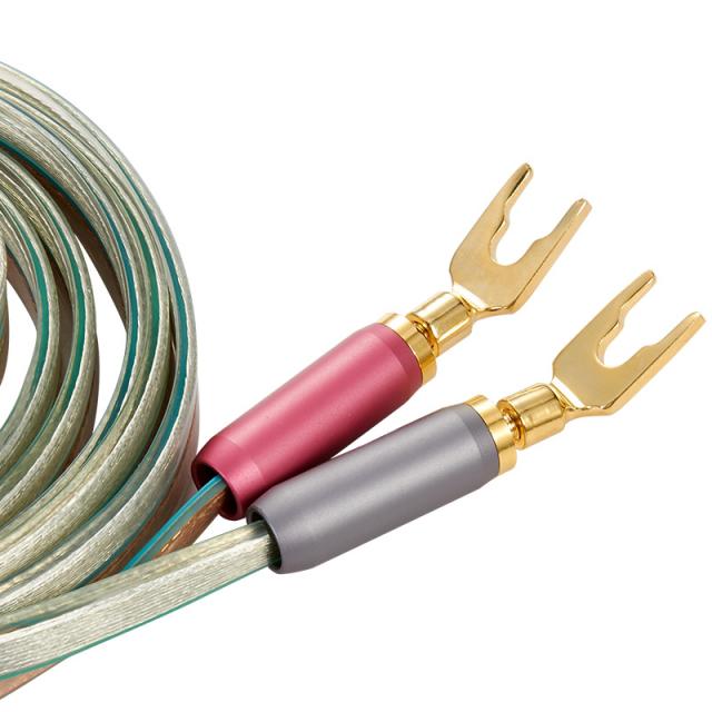 High end with 24k Gold Plated Speaker Banana Plugs HIFI speaker cable