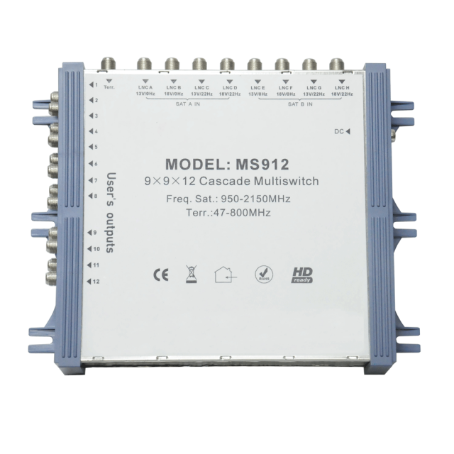 Stand Alone Satellite Multiswitch MS912
