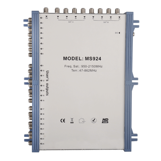 Stand Alone Satellite Multiswitch MS924